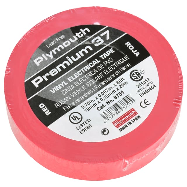 14-8751 TAPE-PREMIUM 37 RED