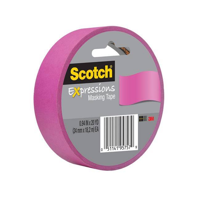 3437-PNK-ESF SCOTCH EXPRESSIONS MASKING TAPE