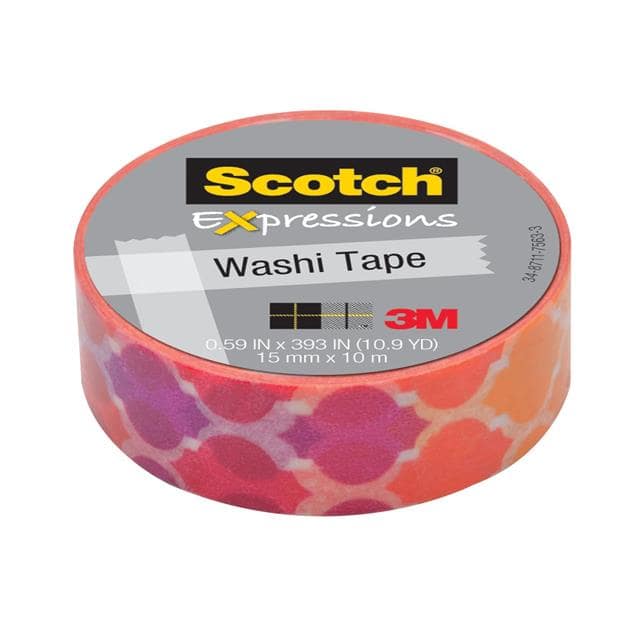 C314-P19 SCOTCH EXPRESSIONS WASHI TAPE C3