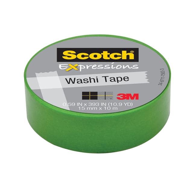 C314-GRN SCOTCH EXPRESSIONS WASHI TAPE C3