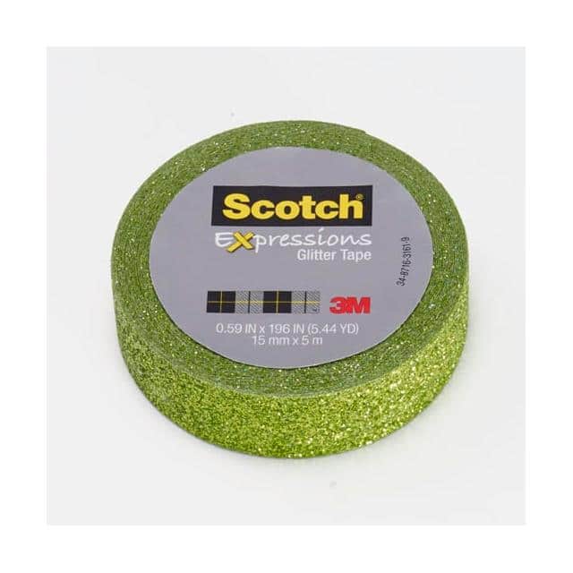 C514-GRN SCOTCH EXPRESSIONS GLITTER TAPE