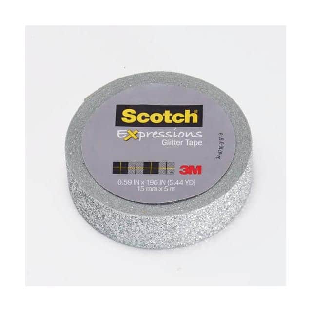 C514-SIL SCOTCH EXPRESSIONS GLITTER TAPE