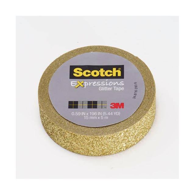C514-GLD SCOTCH EXPRESSIONS GLITTER TAPE
