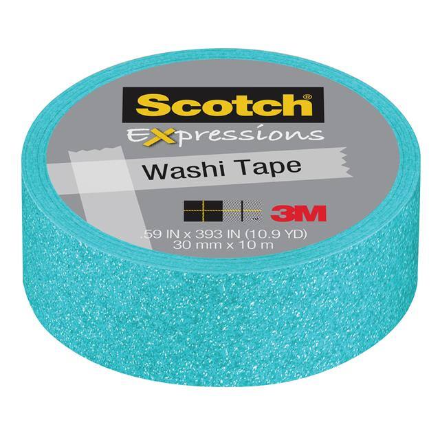 C514-BLU3 SCOTCH EXPRESSIONS GLITTER TAPE