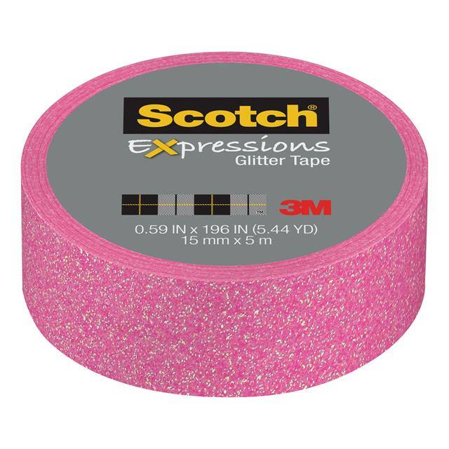 C514-PNK2 SCOTCH EXPRESSIONS GLITTER TAPE