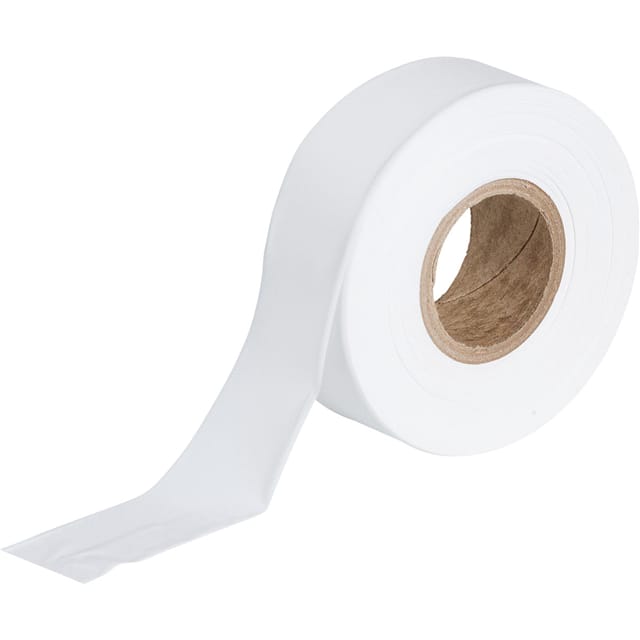 58342 STANDARD FLAGGING TAPE, WHITE