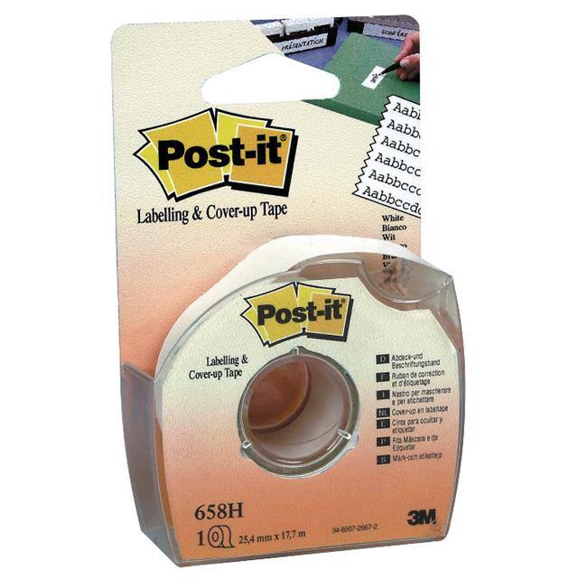 658 1"X700" POST-IT LABELING AND COVER-UP TA