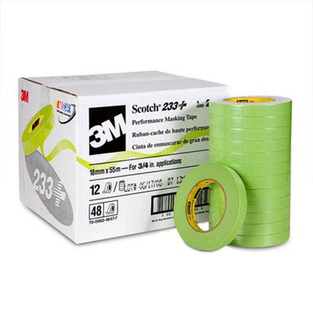 233+18MMX55M TAPE MASKING GREEN 0.71"X 60YDS