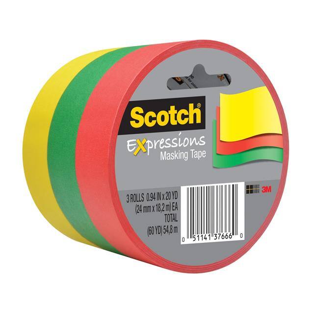 3437-3PRM SCOTCH EXPRESSIONS MASKING TAPE