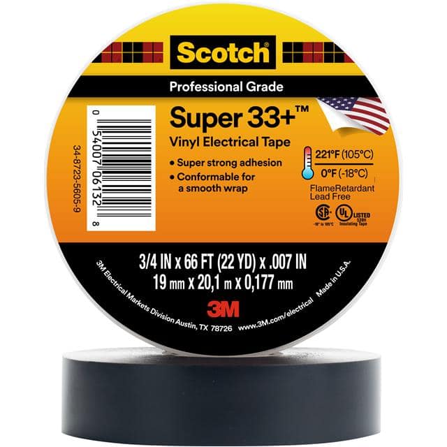 33+-3/4X66FT-1.5 SCOTCH SUPER 33+ VINYL ELECTRICA