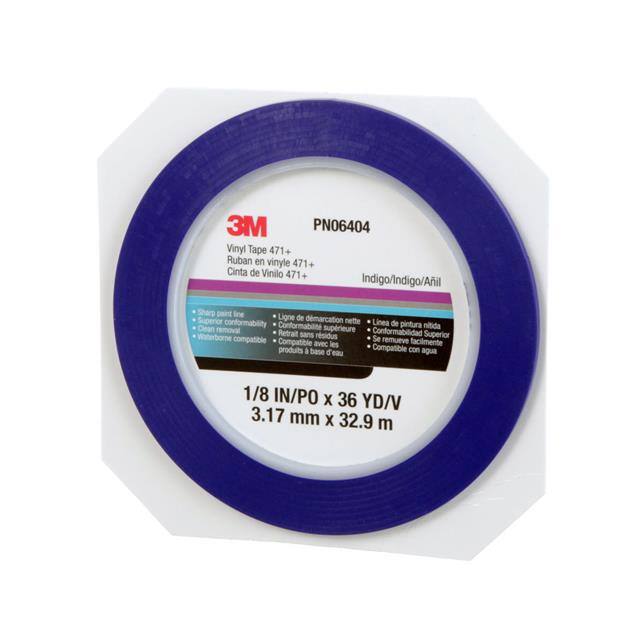 471+ IW-INDIGO-1/8"X36YD VINYL TAPE + PN6404 1/8"X 36YD