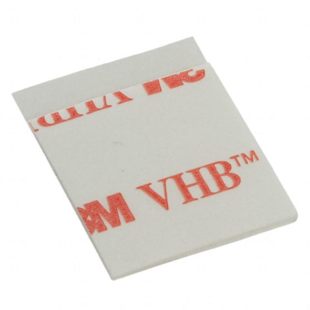 5-4930-3/4S TAPE DBL COAT WHT 3/4"X 3/4" 5PK