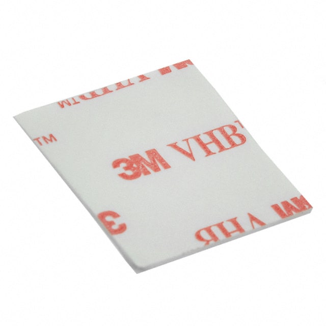 5-4930-1S TAPE DBL COATED WHITE 1"X 1" 5PK
