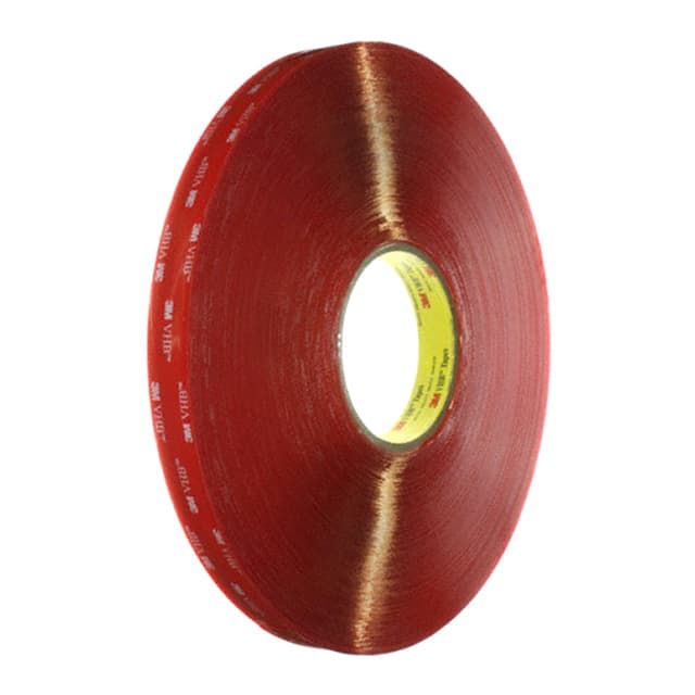 5-4905-3/4-4R TAPE DBL COATED CLR 3/4"X 4" 5PK
