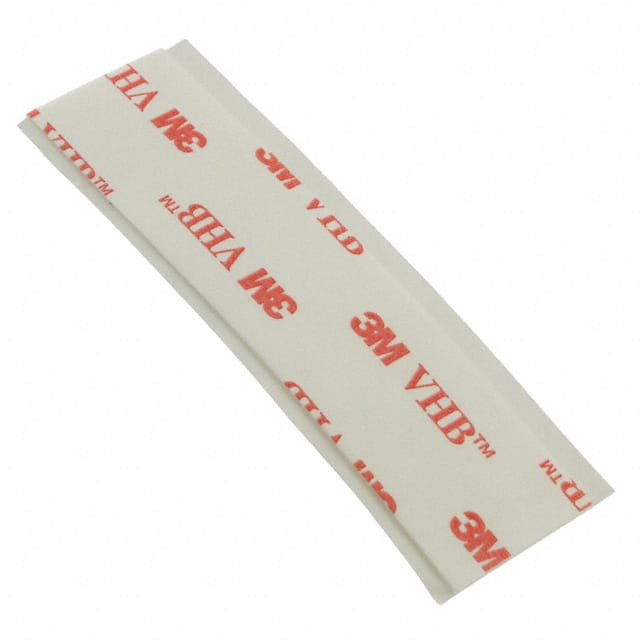 5-4930-3/4-3R TAPE DBL COATED WHT 3/4"X 3" 5PK