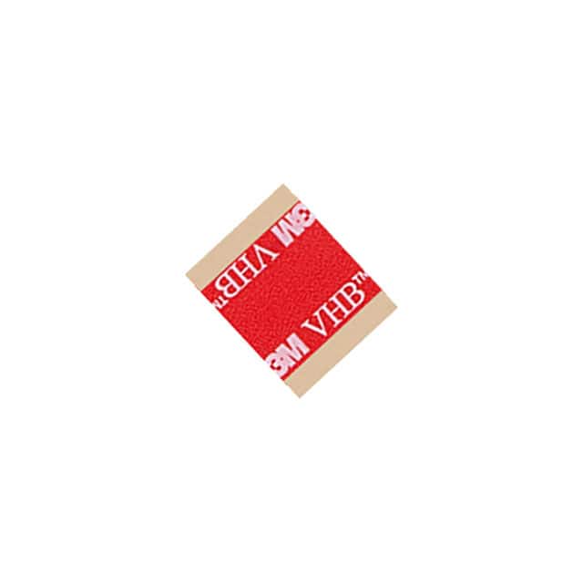 5-5962-1/2S TAPE DBL COAT BLK 1/2"X 1/2" 5PK