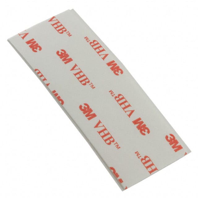5-4930-1-3R TAPE DBL COATED WHITE 1"X 3" 5PK