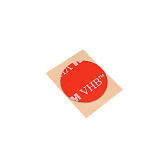 5-5962-1/2 TAPE DBL COATED BLK 1/2" DIA 5PK