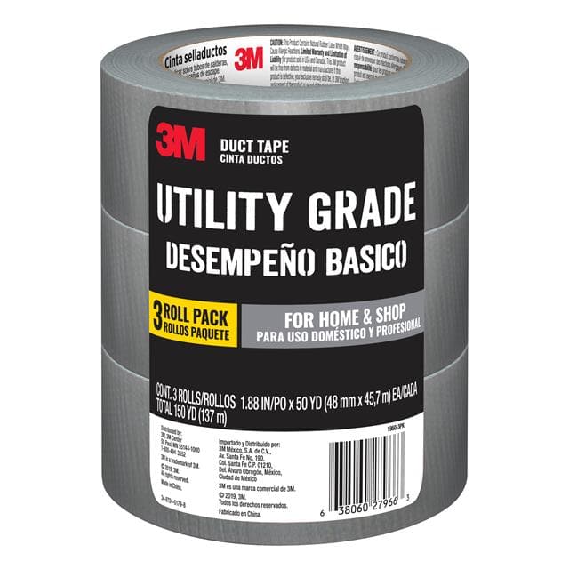1950-3PK 3M UTILITY DUCT TAPE 1950-3PK 1.