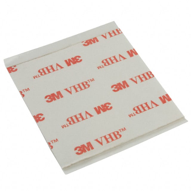 5-4930-2S TAPE DBL COATED WHITE 2"X 2" 5PK