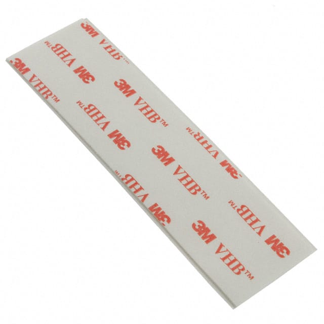 5-4930-1-4R TAPE DBL COATED WHITE 1"X 4" 5PK