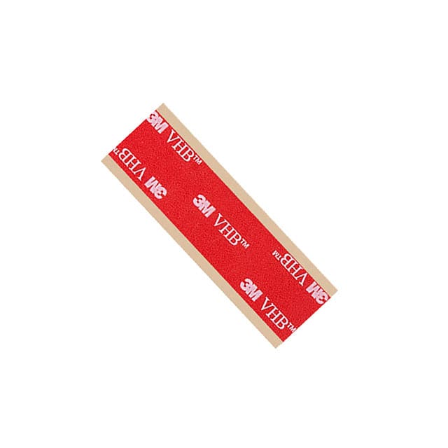 5-5962-1-4R TAPE DBL COATED BLACK 1"X 4" 5PK