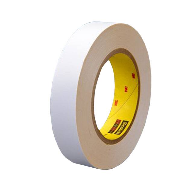442KW-1/2"X36YD TAPE DBL COATED WHT 1/2"X 36YDS