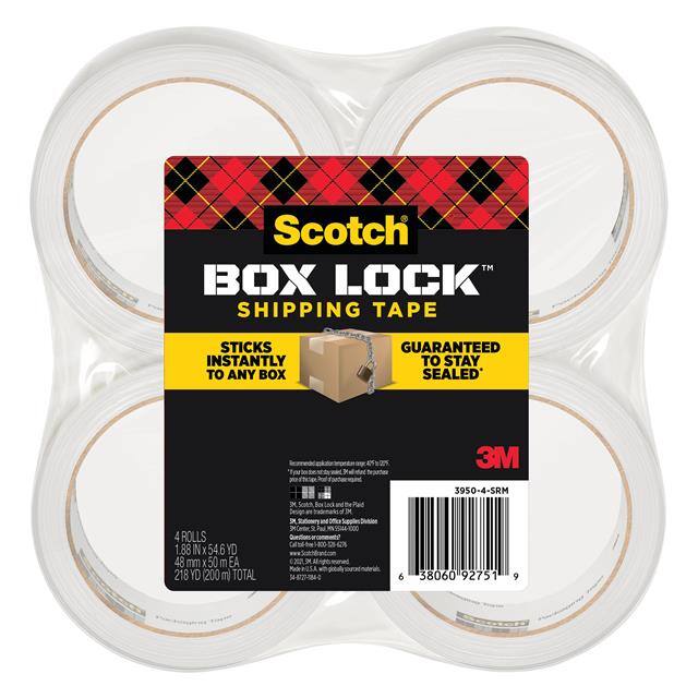 3950-4-SRM SCOTCH BOX LOCK SHIPPING TAPE 39