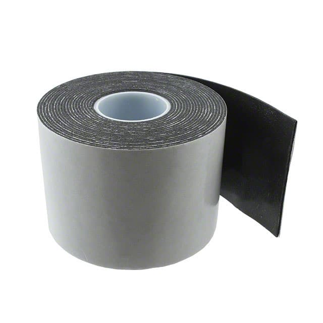 3-5-4466B TAPE DBL COATED BLACK 3"X 5YDS