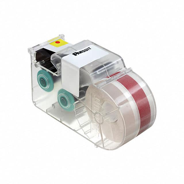 T050X000VWC-WH TAPE MARKING WHT/RED 1/2"X 8.3YD