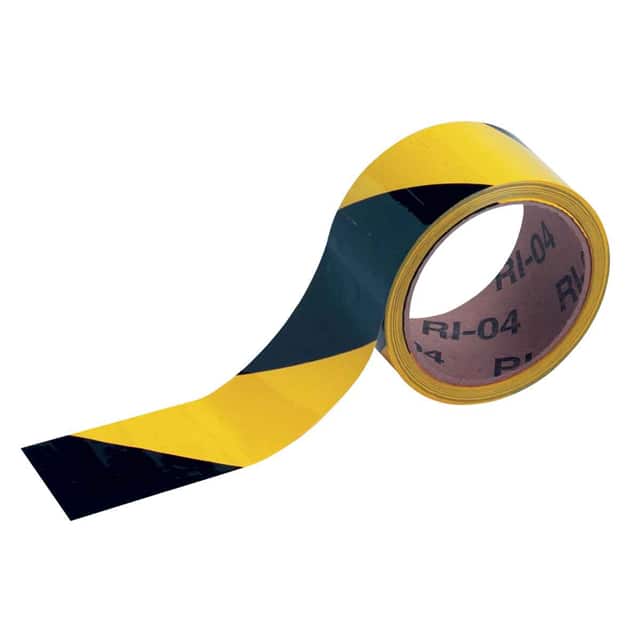 55302 BLK-YELL STRIPES 2" X 18 YD WARN