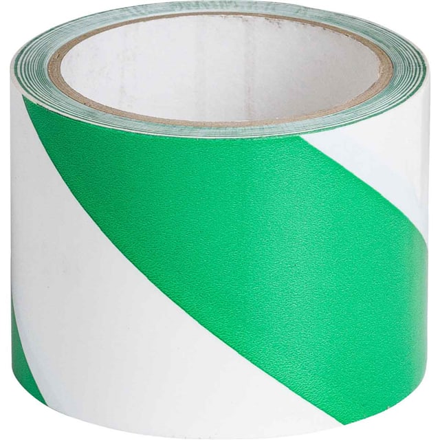 90020 GREEN/WHITE STRIPES 3" X 54'
