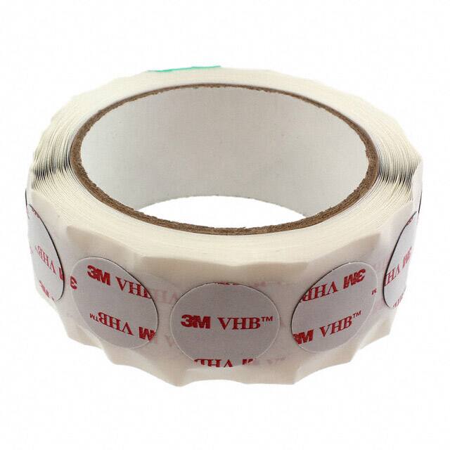 3M 4926 CIRCLE-1"-250 TAPE DBL COATED GRY 1" DIA 250PK