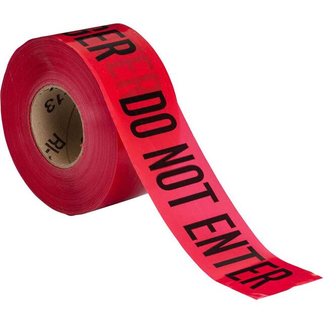 102824 3"X1000',3 ML, RD/BK DANGER DO N