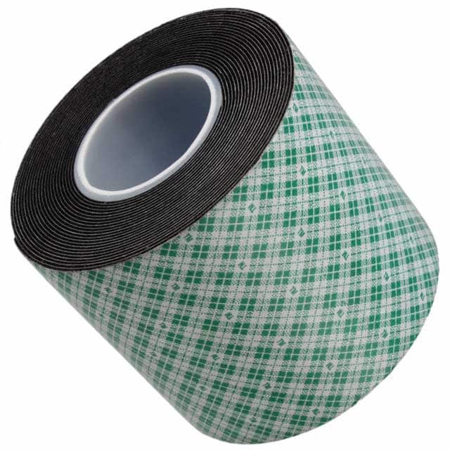 3-5-4052B TAPE DBL COATED BLACK 3"X 5YDS