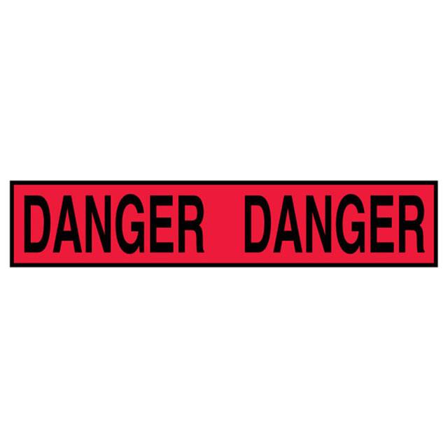 PBB0041 BARR TAPE, 3"X1000-FT, DANGER, R