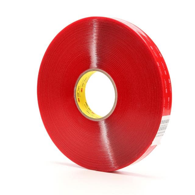 4905 3/4"X72YD 24 3M VHB TAPE 4905, CLEAR, 3/8 IN