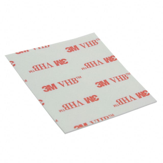 3M 4930 2"SQ-100 TAPE DBL COATED WHT 2"X 2" 100PK