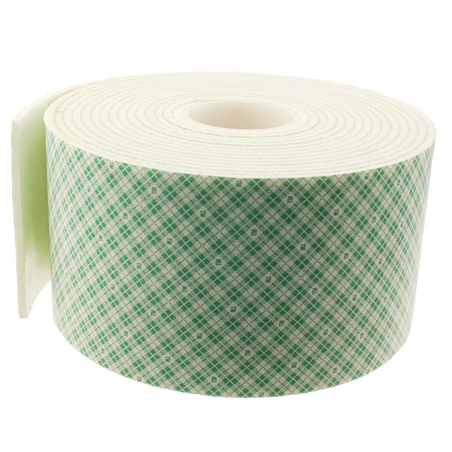 3-5-4008W TAPE DBL COATED NATURAL 3"X 5YDS