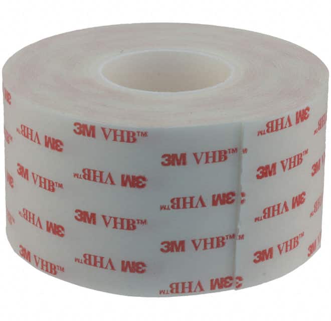 2-5-4952 TAPE DBL COATED WHITE 2"X 5YDS