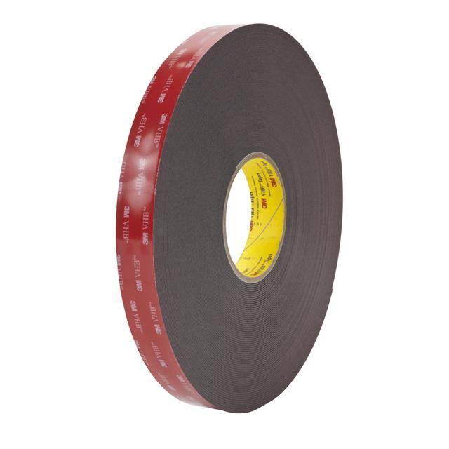 5952 3/4"X36YD 3M VHB TAPE 5952, BLACK, 3/4 IN
