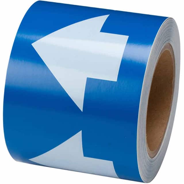 106175 B302 3"X30 YDS WHT/BLUE ARROW TA