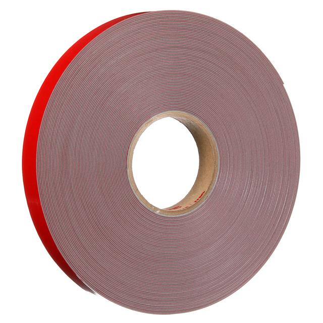 4941F-GRAY-1"X36YD SM PK TAPE DBL COATED GRAY 1"X 36YDS