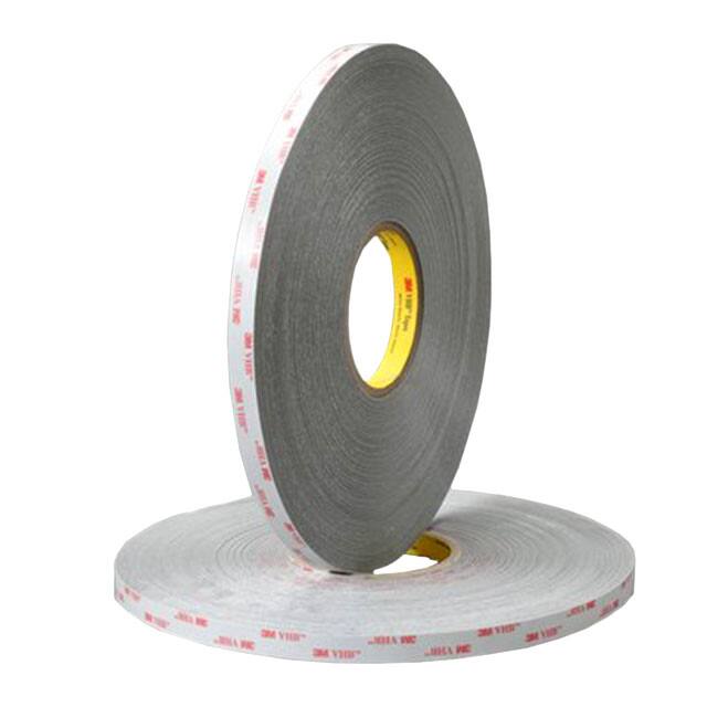 4936(1/2"X72YD) TAPE DBL COATED GRAY 1/2"X 72YDS