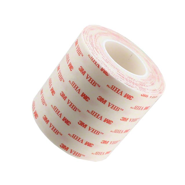 3-5-4932 TAPE DBL COATED WHITE 3"X 5YDS
