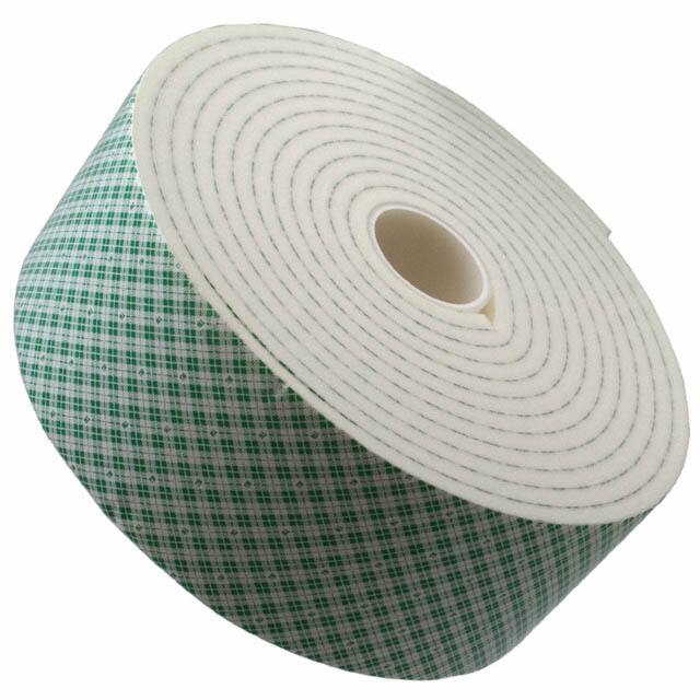 3-5-4004W TAPE DBL COATED NATURAL 3"X 5YDS