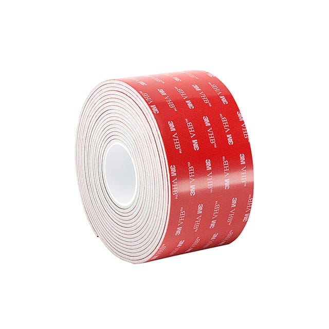 6-5-5962 TAPE DBL COATED BLACK 6"X 5YDS