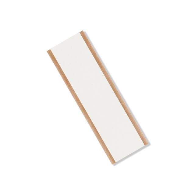 VF32W 0.5" X 4"-5 1/32" THICK WHITE DOUBLE COATED