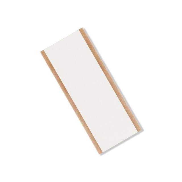 VF32W 0.75" X 3"-5 1/32" THICK WHITE DOUBLE COATED
