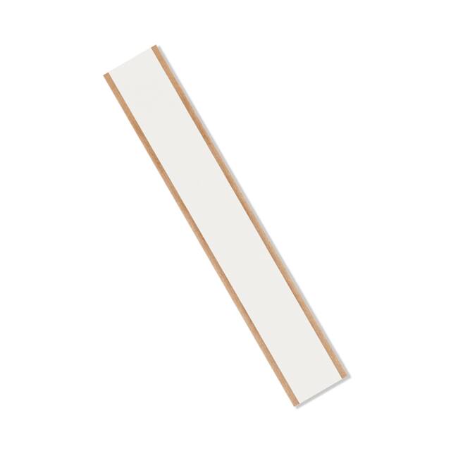 VF32W 0.5" X 9"-25 1/32" THICK WHITE DOUBLE COATED